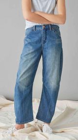 Pilcro Jeans Ultra High-Rise Darted Relaxed Denim Size 26 Photo 0