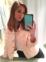 Forever 21 Pink Denim Jacket Photo 0
