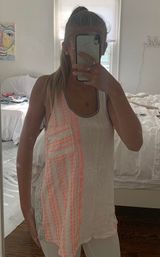 Ace & Jig Pink and White Tank Top Photo 0