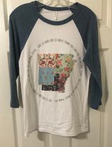 Arkansas 3/4 Sleeve TShirt Blue Photo 0
