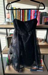 Lucy in the Sky Black Mini Dress Photo 0