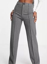 Pull & Bear High Waisted Tailored straight leg pants Photo 0