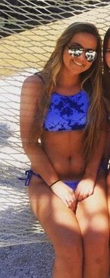 Tie Dye Bikini Set Blue Size M Photo 0