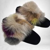 Stuart Weitzman Furgetit Fox Fur Mules Photo 0