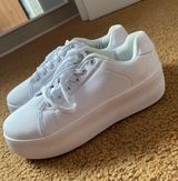 Nasty Gal White Platform Shoes Photo 0