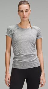 Gray Swiftly Tech Short Sleeve 2.0 Hip Length Photo 0