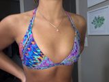 Xhilaration Multicolor Swim Suit Top Photo 0