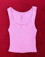 SKIMS cotton rib tank in petal pink size XS Photo 0