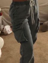 Wild Fable Ankle Cargo Denim Joggers Photo 0