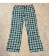 NFL Philadelphia Eagles Plaid Tie Waist Cotton Pajama Lounge Pants Size M Photo 0
