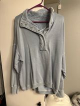 Aerie Quarter-Zip Pullover cloud wash Photo 0