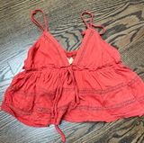 Cropped Orange Blouse Photo 0