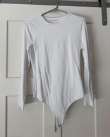 White Abercrombie Bodysuit Long Sleeve Photo 0