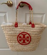 Tory Burch Straw Beach Bag Photo 0