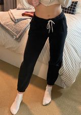 black drawstring sweatpants Photo 0