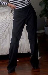 Theory Black Work Formal Trousers Pants Slacks Photo 0