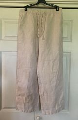 Orvis Khaki Linen Pants Photo 0