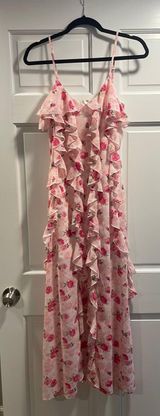 Pink Floral Dress Photo 0