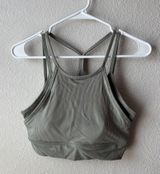 Women's Olive Green Sports Bra Photo 0