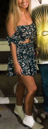 Two Piece Floral Set Multi Size M Photo 0