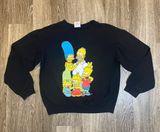 the simpsons Juniors Black "" Sweatshirt - M Photo 0