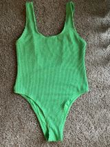 H&M  Green One-Piece Swimsuit Photo 0
