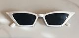 White Rectangle Vintage Sunglasses Frames Photo 0