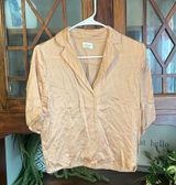 Wilfred Satin Collar Button Down Cupro Top Size 2XS Photo 0