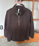 Scuba Oversized Funnel-Neck Half Zip Long Photo 0