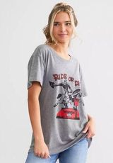 WRANGLER Ride or Die Boyfriend tee T shirt Horse NEW Size medium Photo 0