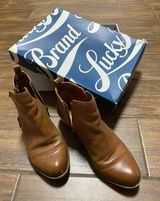 Lucky Brand Brown Booties Photo 0