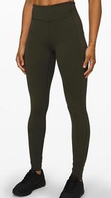 Lululemon Dark Olive Leggings Photo 0