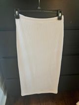 Brush Ribbed Pencil Skirt Photo 0