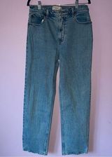 Abercrombie & Fitch Size 10S 90s Straight Ultra High Rise Light Wash Mom Jean Photo 0