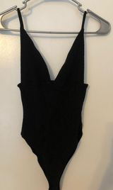 Forever 21 Black Ribbed Bodysuit Photo 0
