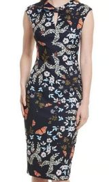 London Kiarra Kyoto Garden Sheath Dress 3 US 8 Photo 0