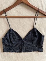 Forever 21 Black Lace Bralette Top Photo 0
