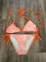 Nike Two Piece Bikini Set Orange Photo 0
