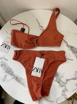 Sparkly orange Zara bikini set Photo 0