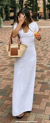 STAUD White Maxi Dress Photo 0