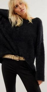 NWOT Free People Harrison Bunny Crew Sweater Photo 0