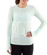 Run: Swiftly Tech Long Sleeve - Heathered Sea Mist size 2 Photo 0