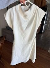 White ZARA Dress Mini Photo 0