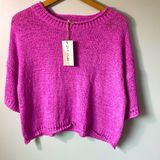NWT New In by Very J orchid knit SS sweater in size large. Photo 0