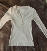 Aerie Long Sleeve Top Ribbed Photo 0