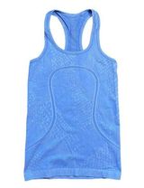 Lululemon Run Swiftly Racerback Tank Women's Size 4 Blue Athletic Tank Running Photo 0