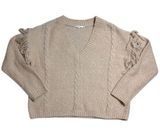 Tularosa x Revolve Lonestar V Neck Sweater in Peach Women’s US XS Photo 0
