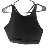 Lululemon Size 12 Black Energy Bra High Neck LL Longline Tough Photo 0