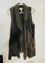 Shawl Vest Gray Size M Photo 0