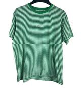 Denim & Flower Ricky Singh Green White Striped Lucky  M Semi Fitted Tee T-Shirt Photo 0